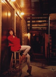 Gypsy for US Magazine. At the stage door of the St. James Theatre. Photo by Timothy White.